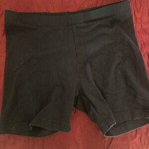 Size 7/8 black cartwheel shorts- FREE with any purchase